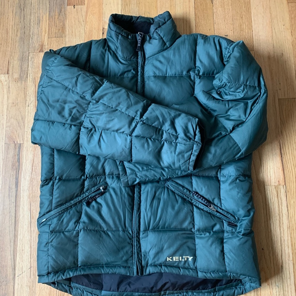 Kelty goose down puffer jacket - M
